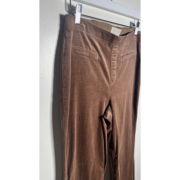 Pilcro X Anthropologie Velvet Pull-On Mid-Rise Retro Stretch Flare Pants Size 29 - Picture 5 of 10